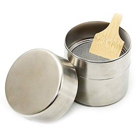 Matcha of small stainless steel tea with 上合 茶道具
