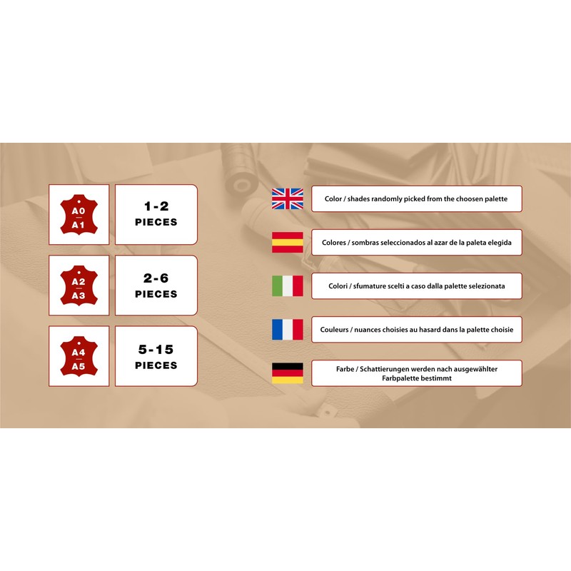 Leather Scraps - Pieces of Leather in Green Ideal for