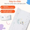 Anti-Roll Wedge Baby Changing Mat - Extra Thick & Durable,