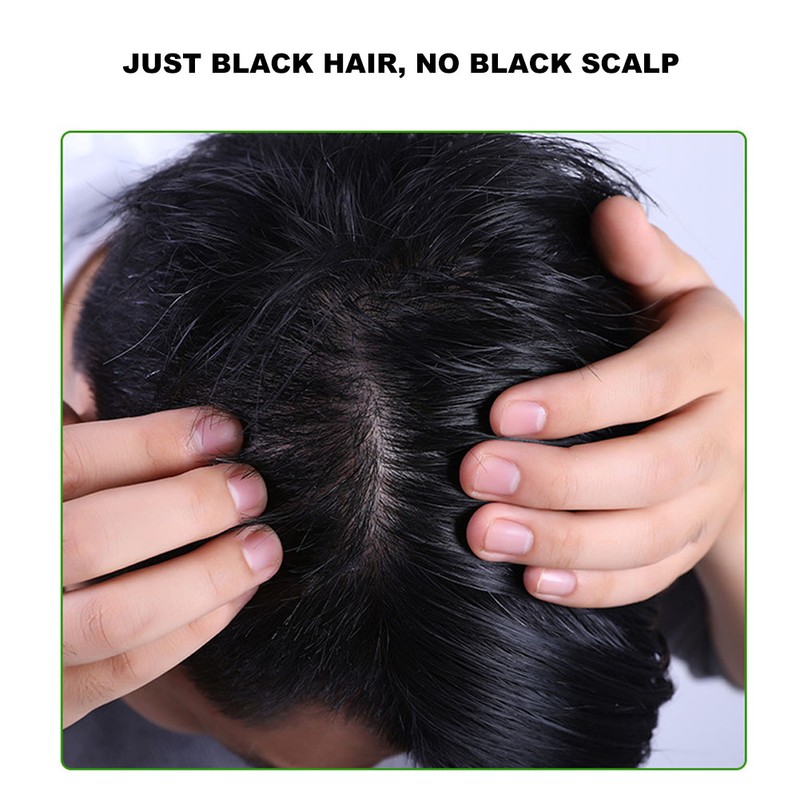 400ml Natural Plant Black Hair Shampoo Hair Dye Black Coloring