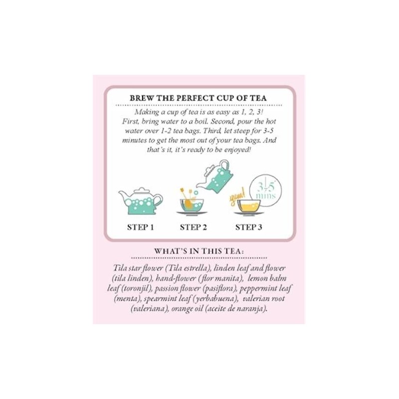 TADIN SEVEN BLOSSOM TEA 24 BAGS 28.8g/1.02oz