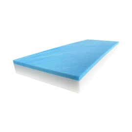 FoamRush 4" x 30" x 80" Gel Memory Foam Upholstery Square Cushion Medium Firm (Chair Cushion, Square Foam Dining Chairs, Couch, Sofa, Wheelchair Seat Cushion Replacement, Foam Rubber Padding)