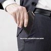 cobee Pocket Notebook Holder with Pen, Mini Leather Notepad Memo