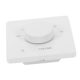CHILDWEET Volume Control Switch Sound Tone Knob Audio Source Selector Switch Volume Adjustment Switch Audio Switch External Volume Control Amplifier Selector Switch White Plastic