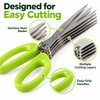 5-Layer Kitchen Scissors for Herb Prep – Multi-Blade Cutter for