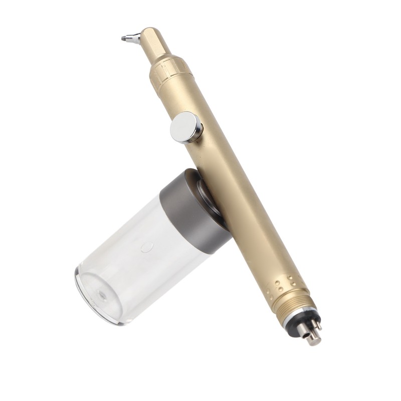 Dental Sandblasting Polisher Stainless Steel 360° Rotating Nozzle Dental Cleaning