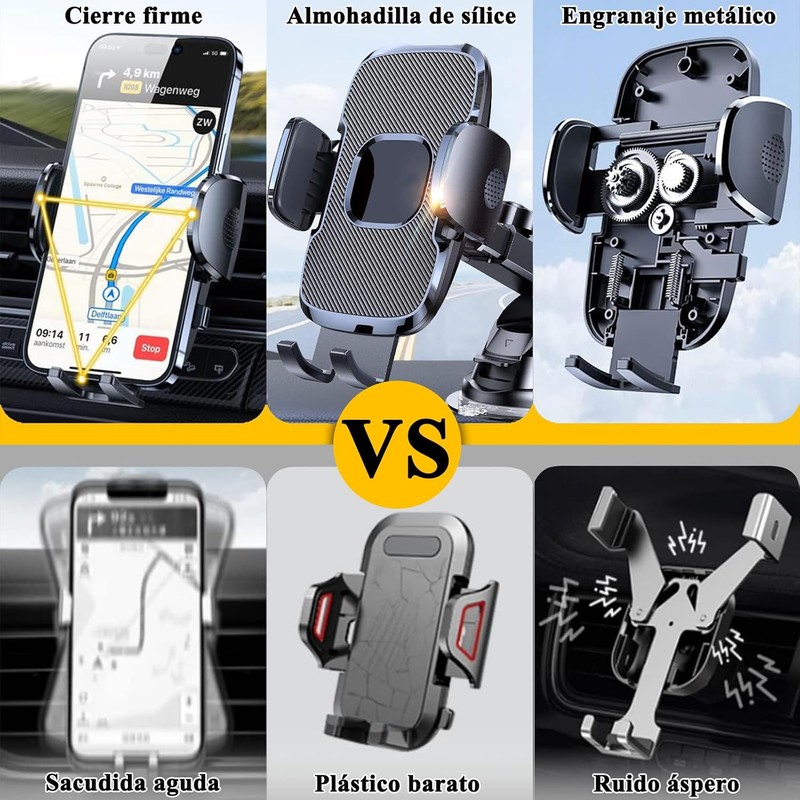 Soporte Celular para Auto Amzatek Universal 3 en 1 con