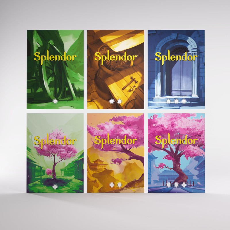 Gamegenic, Splendor Art Sleeves, 120 Sleeves Per Pack, Enough for