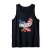 Patriotic Freebird Eagle 4th of July Independence Day Tank Top