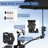 CHENGWEI Heavy Duty Golf Push Cart Umbrella Holder, 180° Adjustable