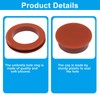 LifCratms 2 Set 2 Inch Silicone Patio Table Umbrella Hole
