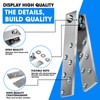 Pisman Pivot Door Hinges, Hidden Hinge Heavy Duty with Accessories