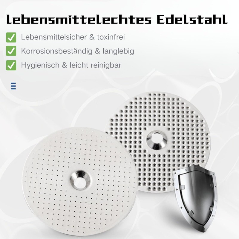 OstayOne Set of 2 sieves (diameter 40 mm) compatible with