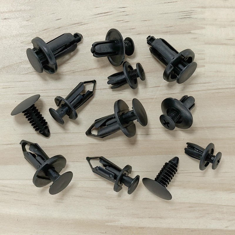 120 PCS Nylon Car Fasteners Rivet Clips,Plastic Car Retainer Clips,Six
