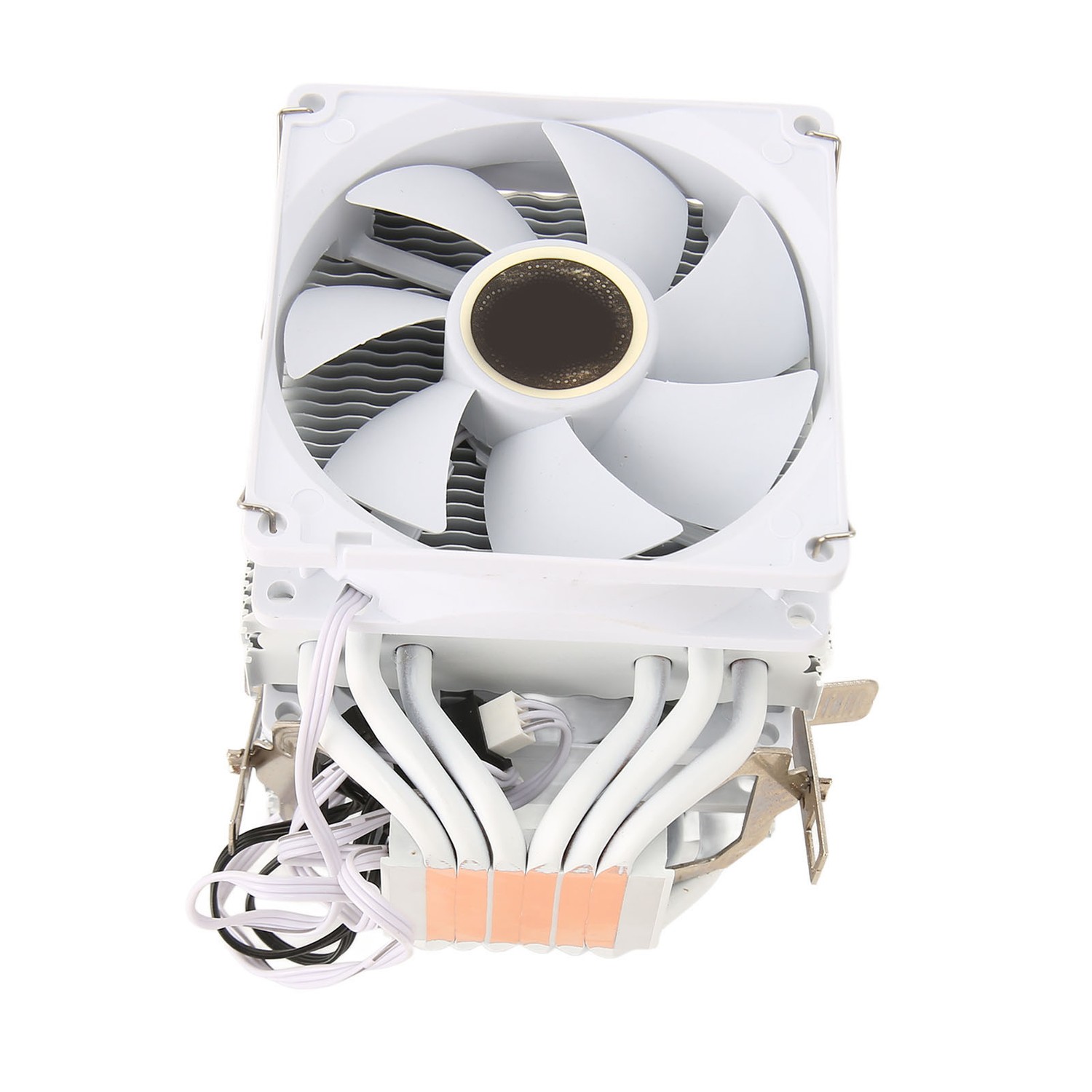 9CM CPU Cooler Dual Tower 6 Copper Heat Pipes Dual CPU Air Cooler Quiet ...