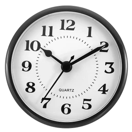 PATIKIL 3.5" 90mm Quartz Clock Insert, Round Quartz Movement Miniature Clock Mini Arabic Numeral Clock Fit 78mm/3" Diameter Hole for Replacement Home, Black/White, Style 14