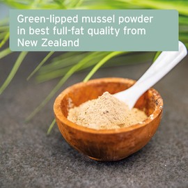 AniForte Green Lipped Mussel for Dogs and Cats 500g Powder - 100% Natural Joint Supplement with Glucosamine, Lipids, Omega-3 Fatty Acids, Minerals and Amino Acids