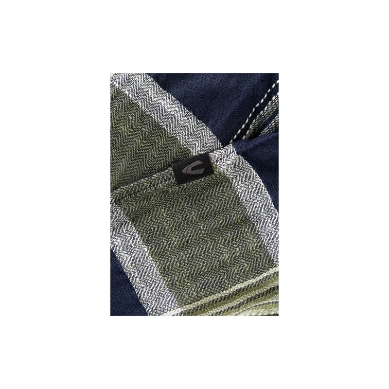 camel active Men's Organic Cotton Scarves, dark green, Unit size