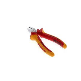 GEDORE VDE 8314-140 H Side Cutters for Medium-Hard Wire up to 1.6 mm Insulated, Electrical, Hardened, Length 140 mm