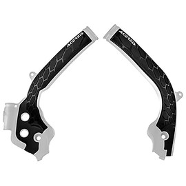 Acerbis X-Grip Frame Guards White/Black for KTM 350 SX-F 2016-2018