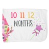 Infant Monthly Milestone Blankets Unisex Soft Month Blanket Photo Background