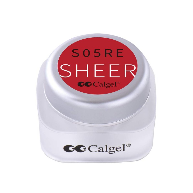 Calgel Plus CGS05RE See-Through Rose 2.5g Gel Nail