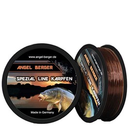 Angel-Berger Special Line Fishing Line Target Fishing Line Eel, Trout, Pike, Zander, Carp, Cod, White Fish (Carp, 0.25 mm / 6.00 kg)