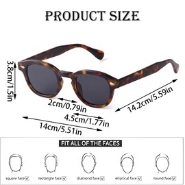 WORUIB Mens Polarised Sunglasses, UV400 Protection Lightweight Square Frame, Set of Two, for Driving Fishing Travel Fashion Accessories