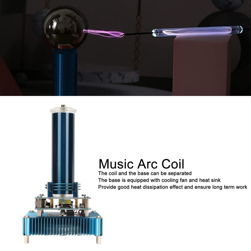 Music Coil Desktop Toy Plasma Loudspeaker Arc Generator Wireless Transmission
