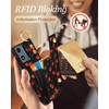 Petitian for Moto G Play 2024 Wallet Case, Cherry