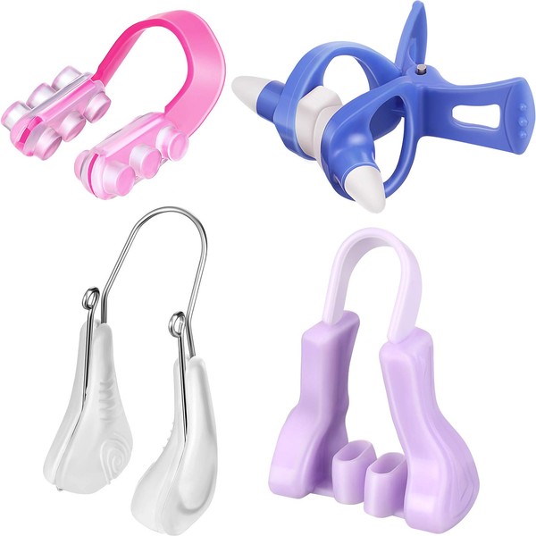 Frienda 4 Pieces Nose Shaper Slimmer Lifting Clips Straightener Safety