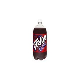 Faygo cola, 2-liter plastic bottle