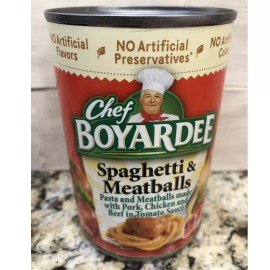 Chef Boyardee 6 CANS Chef Boyardee Spaghetti and Meatballs 14.5 Oz Can Pasta Tomato Sauce