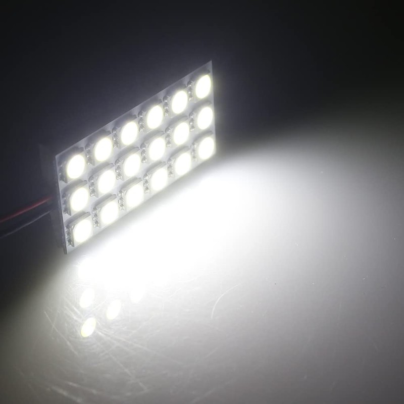 Car Interior White 48 SMD 5050 LED Light Lamp Panel