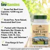 Tnvitamins Hígado De Res Deshidratado Cápsulas 180