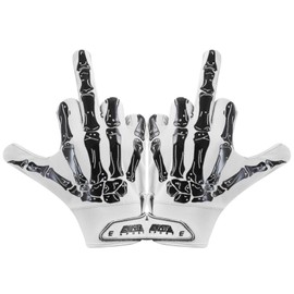 Exote Sports Youth Football Gloves American Wide Receiver Skeleton Football Gloves for Adult Men Women & Boys with Super Sticky Silicone Grip Palms Ultimate Performance Booster