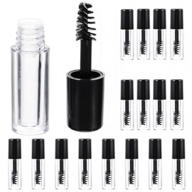 FOMIYES 20pcs Empty Mascara Tubes with Wand, Compact Acrylic Refillable Eyelash Cream Containers for Diy Makeup and Travel Storage