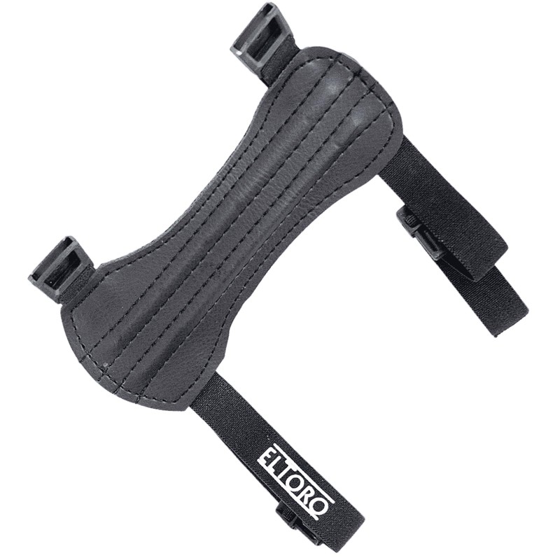 elToro Traditional Arm Guard Short - Black Edition; Accessories for