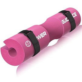 Barbell Squat Pad - Neck & Shoulder Protective Pad - Great for Squats, Lunges, Hip Thrusts, Weight Lifting & More - Fit Standard and Olympic Bars Perfectly - Colour: Pink
