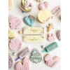 LissieLou Hello Spring Cookie Cutter and Embosser Easter Icing Stamp