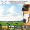 Xega 2K 4G LTE Cellular Security Camera with Built-in Sim