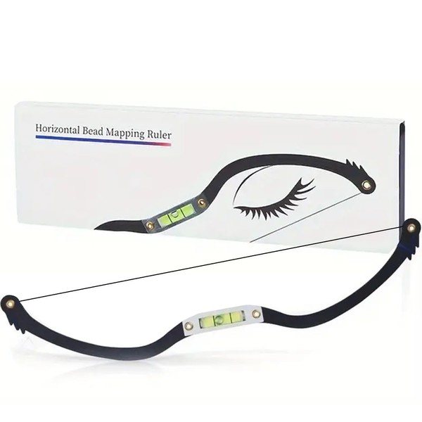 BOLUOYIN Permanent Makeup Eyebrow Line Marker Ruler for Eyebrow Mapping