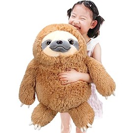Winsterch Large Plush Sloth Stuffed Animal, Plush Stuffed Animals, Large Plush Sloth Toys,Cute Sloth Plushies Toy, Gifts for Boys and Girls
