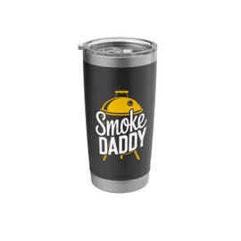 Smoke Daddy BBQ Grill Master Smoker Pitmaster Stainless Steel Insulated Tumbler