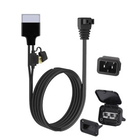 AndersonConnector; DC Power Cord Cable; for 12V Refrigerator; Portable Refrigerator;12V Fridge Freezers; RV Refrigerator Portable Freezer; Electric Cooler with 50A Plug Mounting and Dust Cover