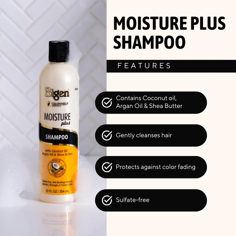 Bigen Moisture Plus Shampoo 12 OZ - 2 pack