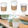 550 Pack Kraft Coffee Sleeves For 10 - 20 oz.