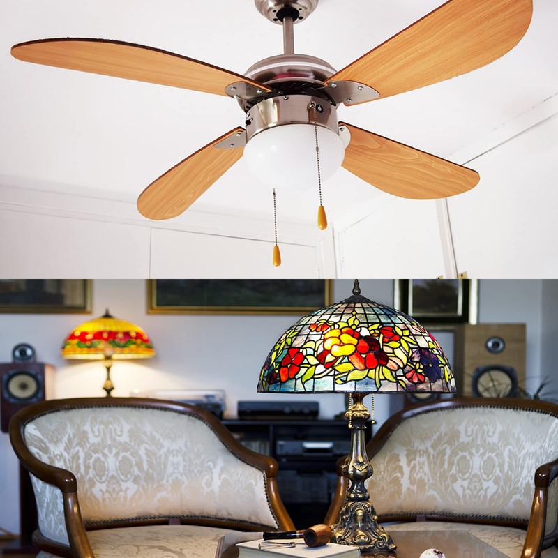 PATIKIL Pack of 6 Pull Cord for Ceiling Switch Light