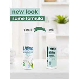 Lafes Desodorante Natural  Variedad de Desodorante Natural Sin Aluminio Roll-On de 3Oz  Cedro y Lima - Lavanda y Aloe - Rosa y Cilantro  Paquete de 3 