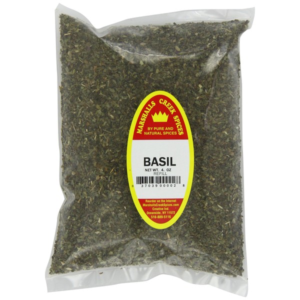 Marshall’s Creek Spices Basil Seasoning Refill, 4 Ounce